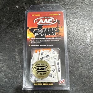 AAE Pro Max Vanes White 40 pk.